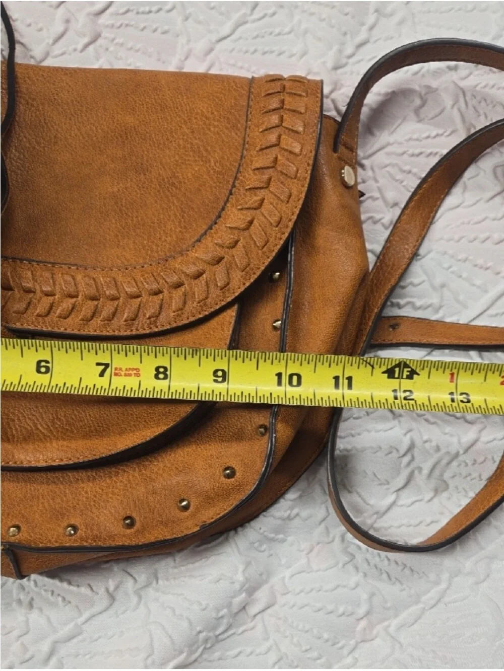 Steve Madden Tooled & Studded  Crossbody Bag
